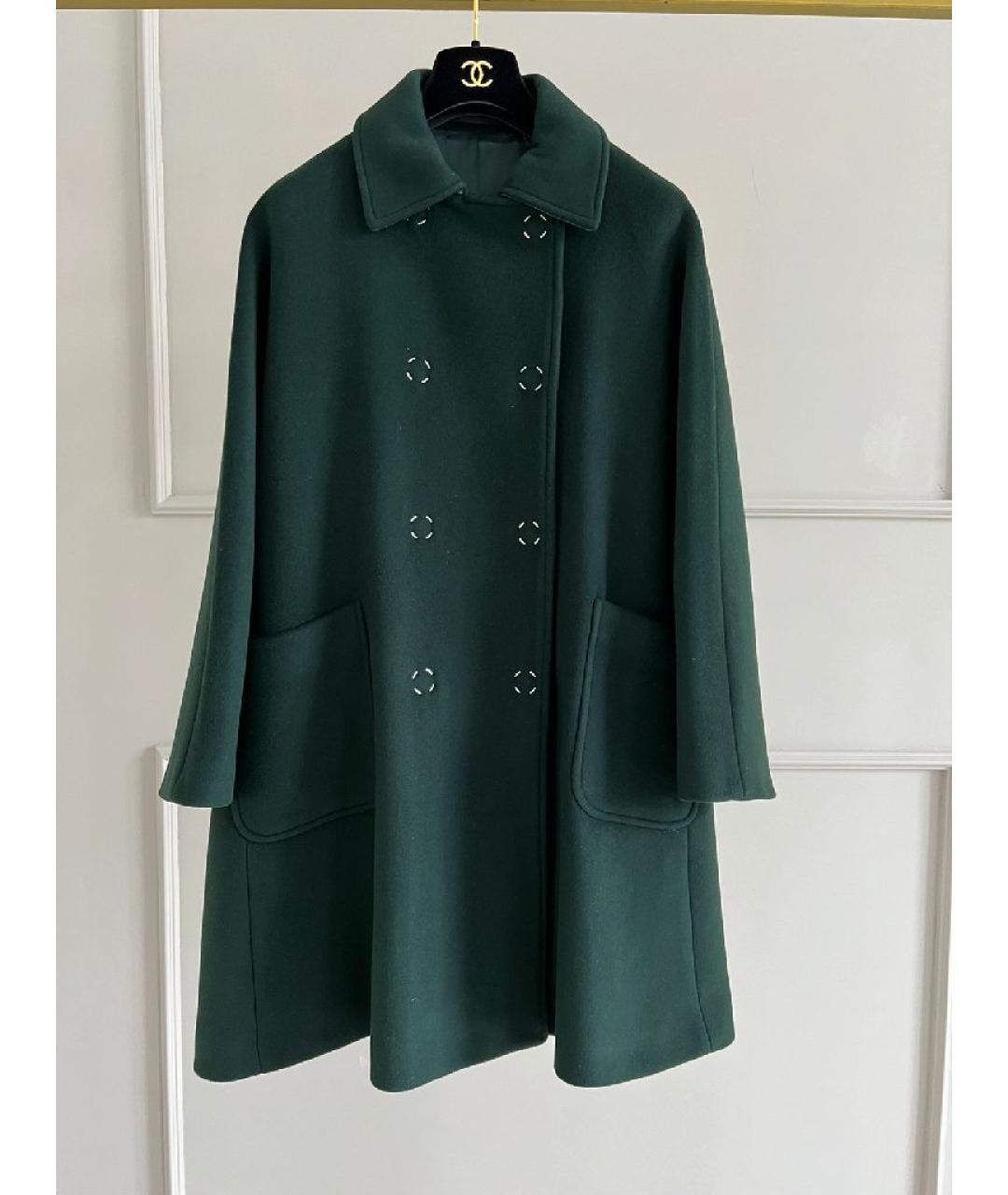 ACNE STUDIOS Зеленые вискозное пальто, фото 9
