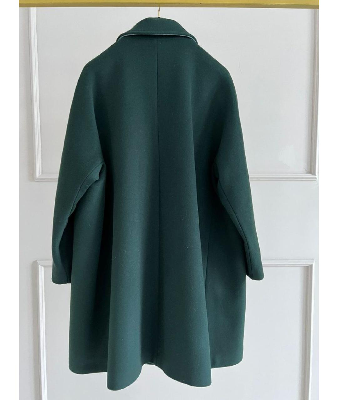 ACNE STUDIOS Зеленые вискозное пальто, фото 2