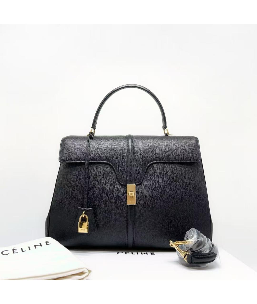 CELINE Черная сумка через плечо, фото 2