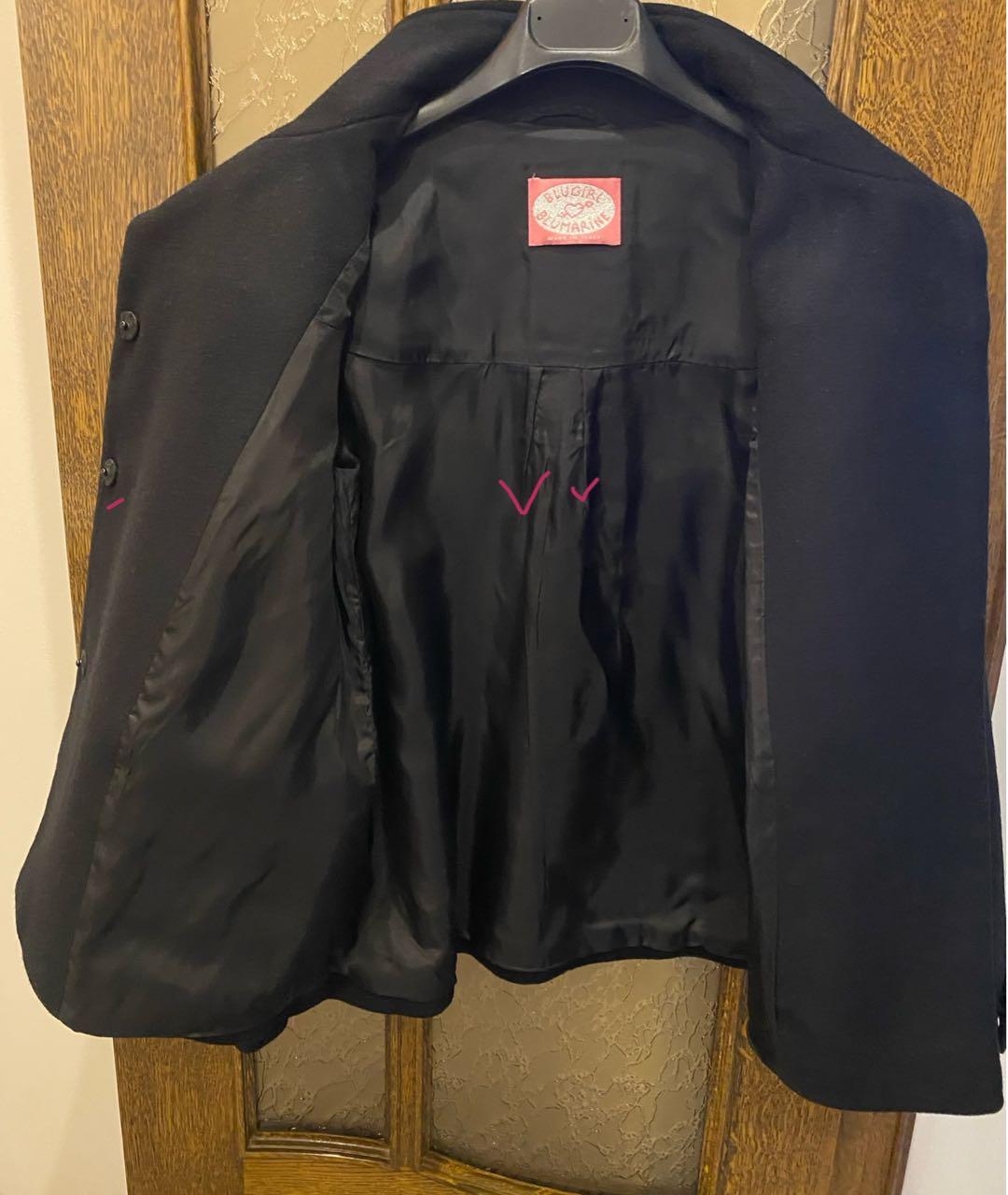 BLUGIRL Черное пальто, фото 7