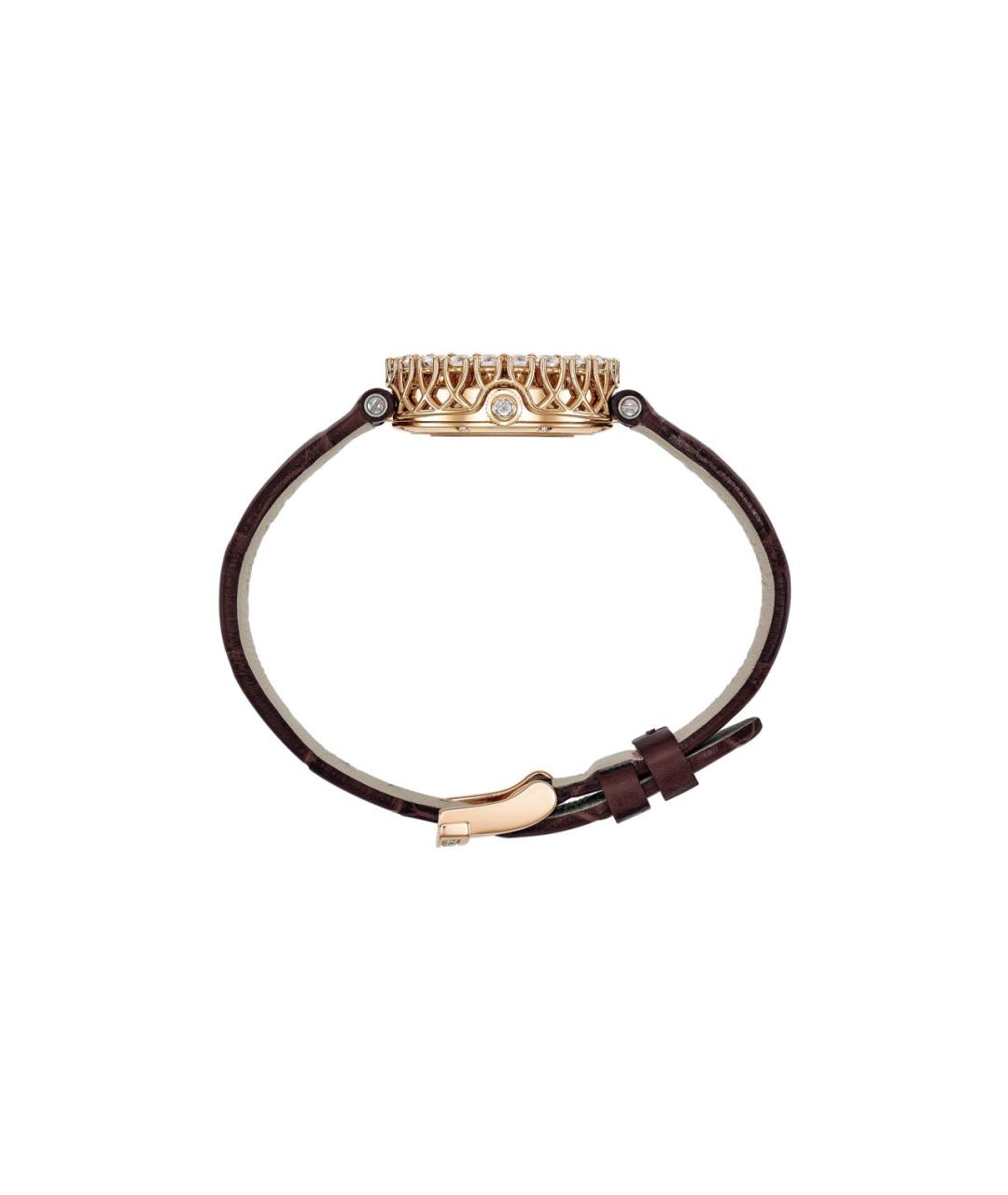 CHOPARD Бордовые часы из розового золота, фото 3