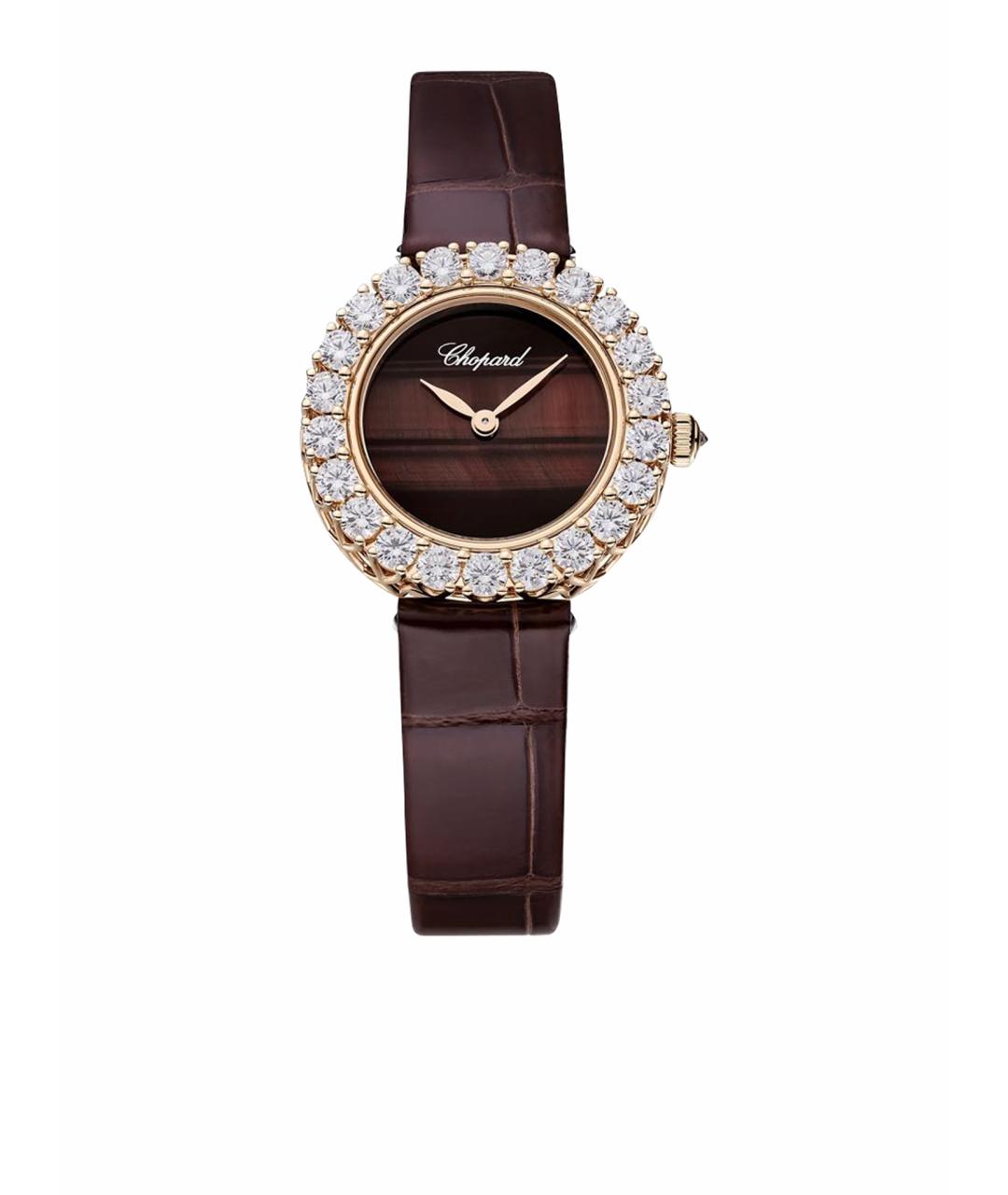 CHOPARD Бордовые часы из розового золота, фото 1