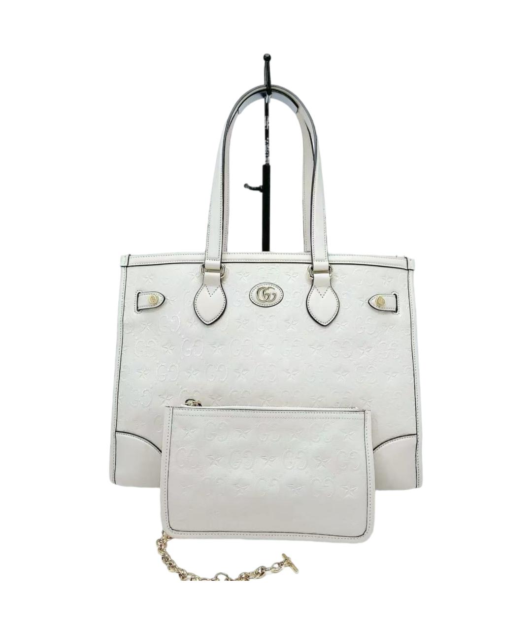GUCCI Бежевая сумка тоут, фото 6