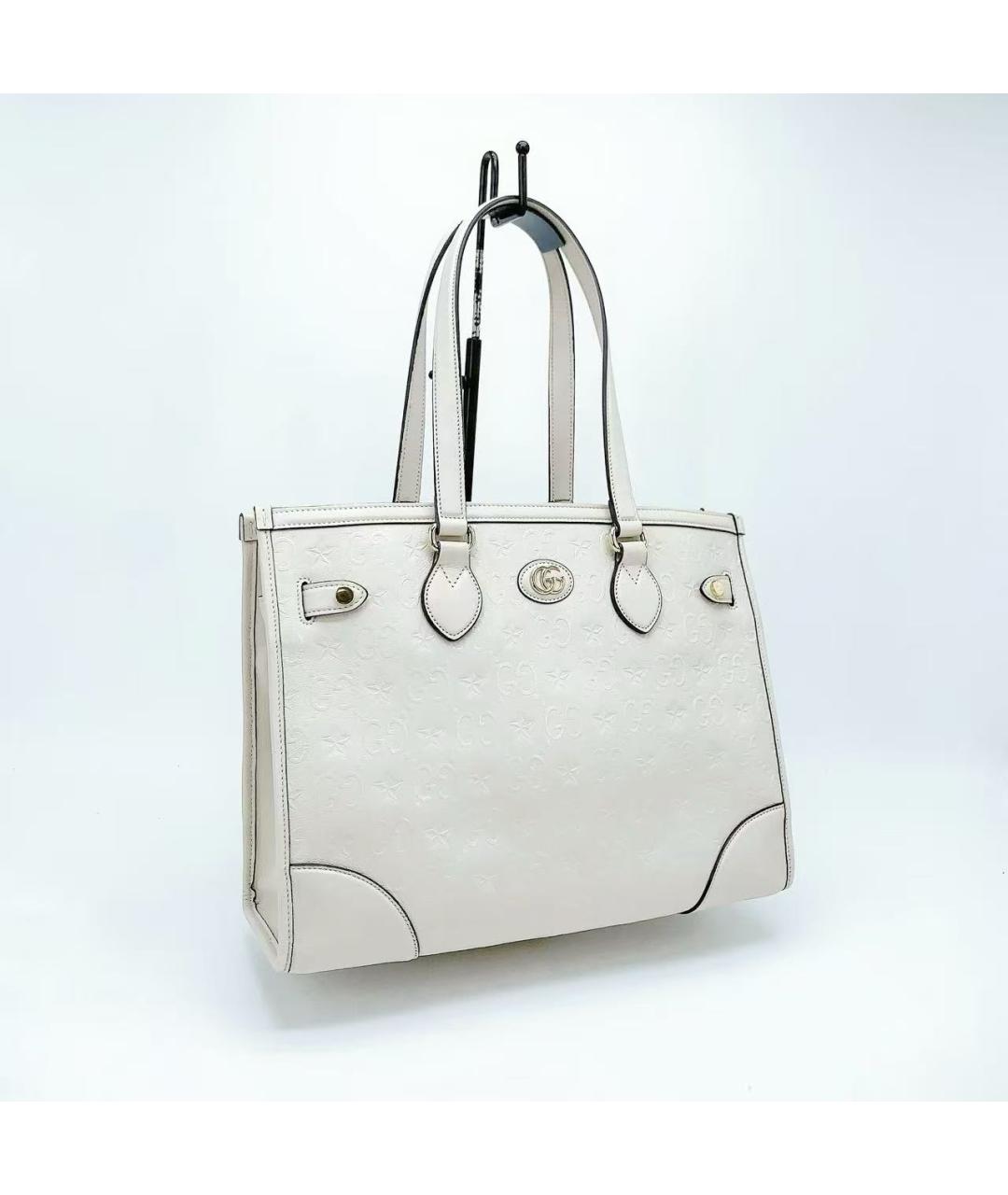 GUCCI Бежевая сумка тоут, фото 5