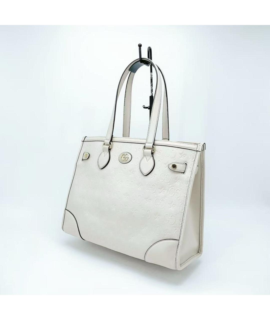 GUCCI Бежевая сумка тоут, фото 4