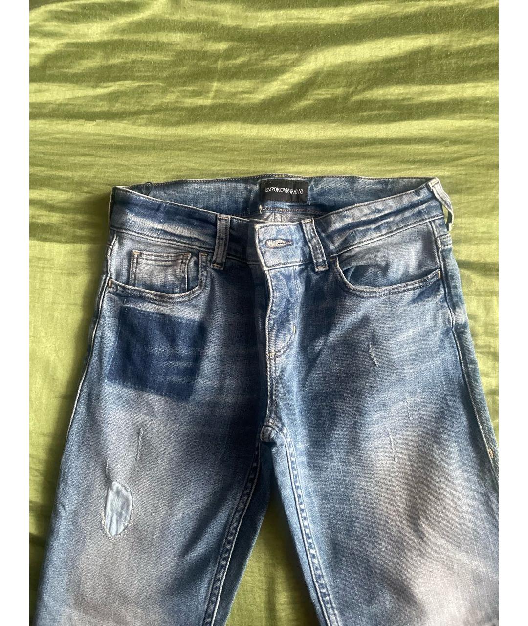 EMPORIO ARMANI Синие детские джинсы, фото 3