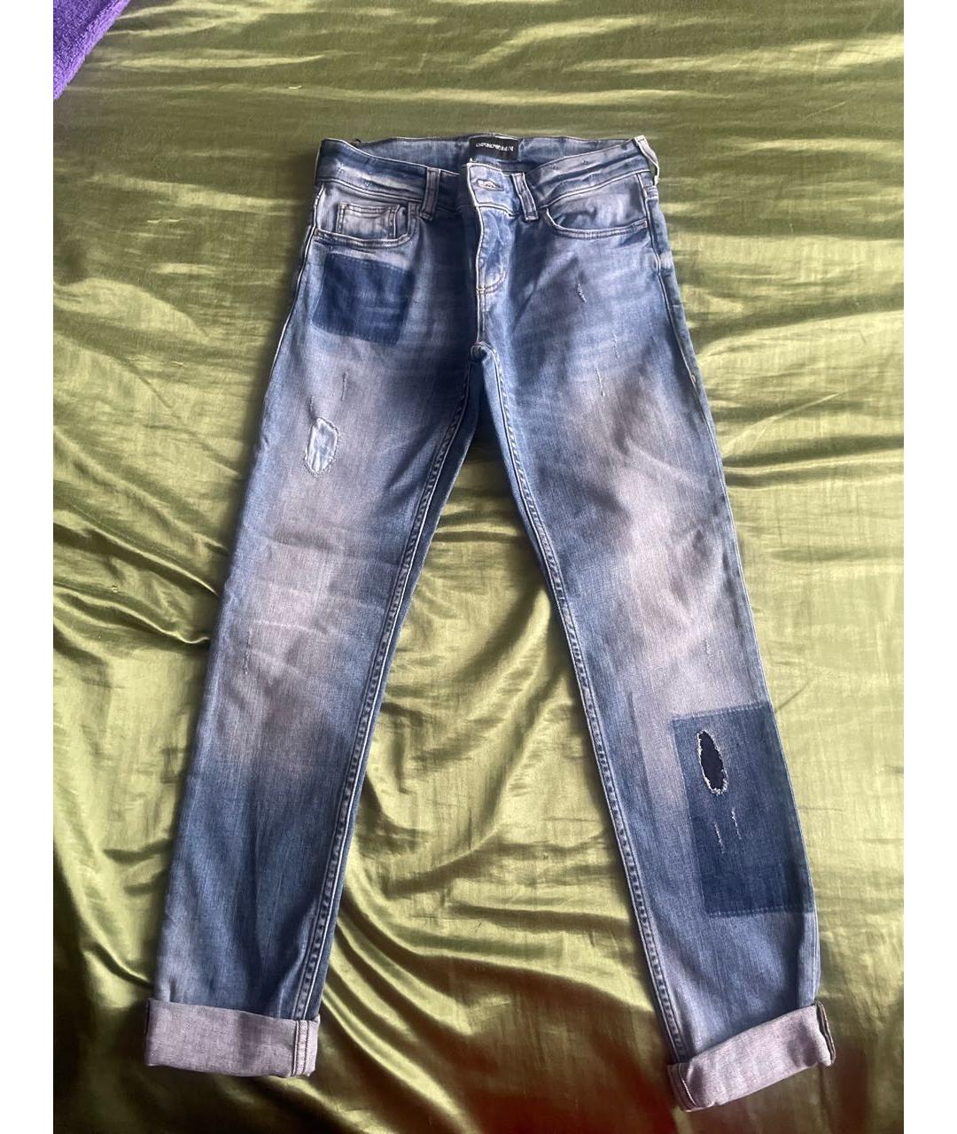 EMPORIO ARMANI Синие детские джинсы, фото 2