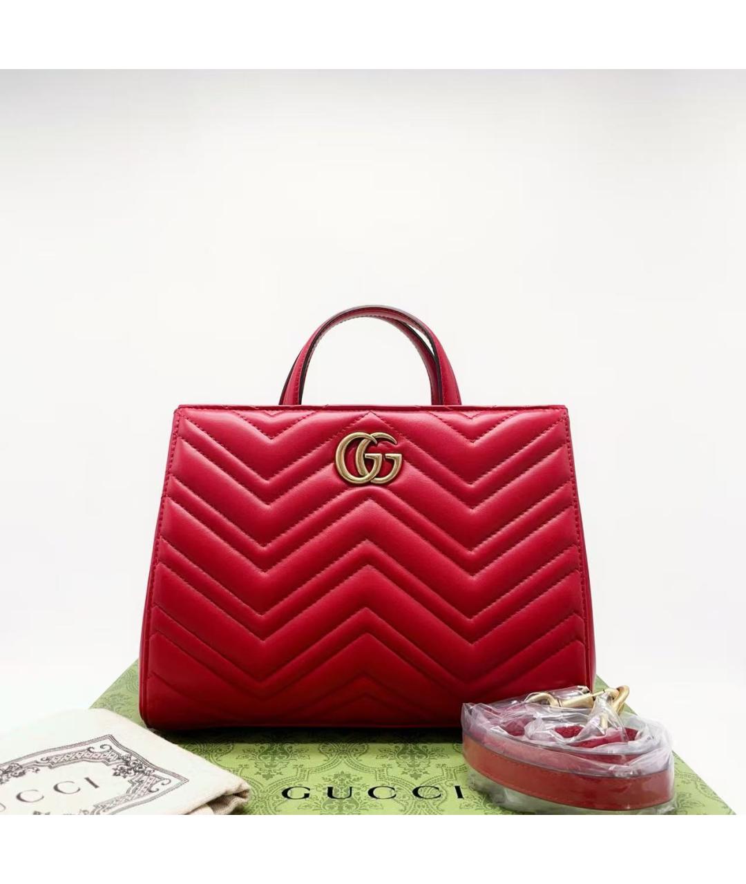 GUCCI Красная сумка через плечо, фото 2