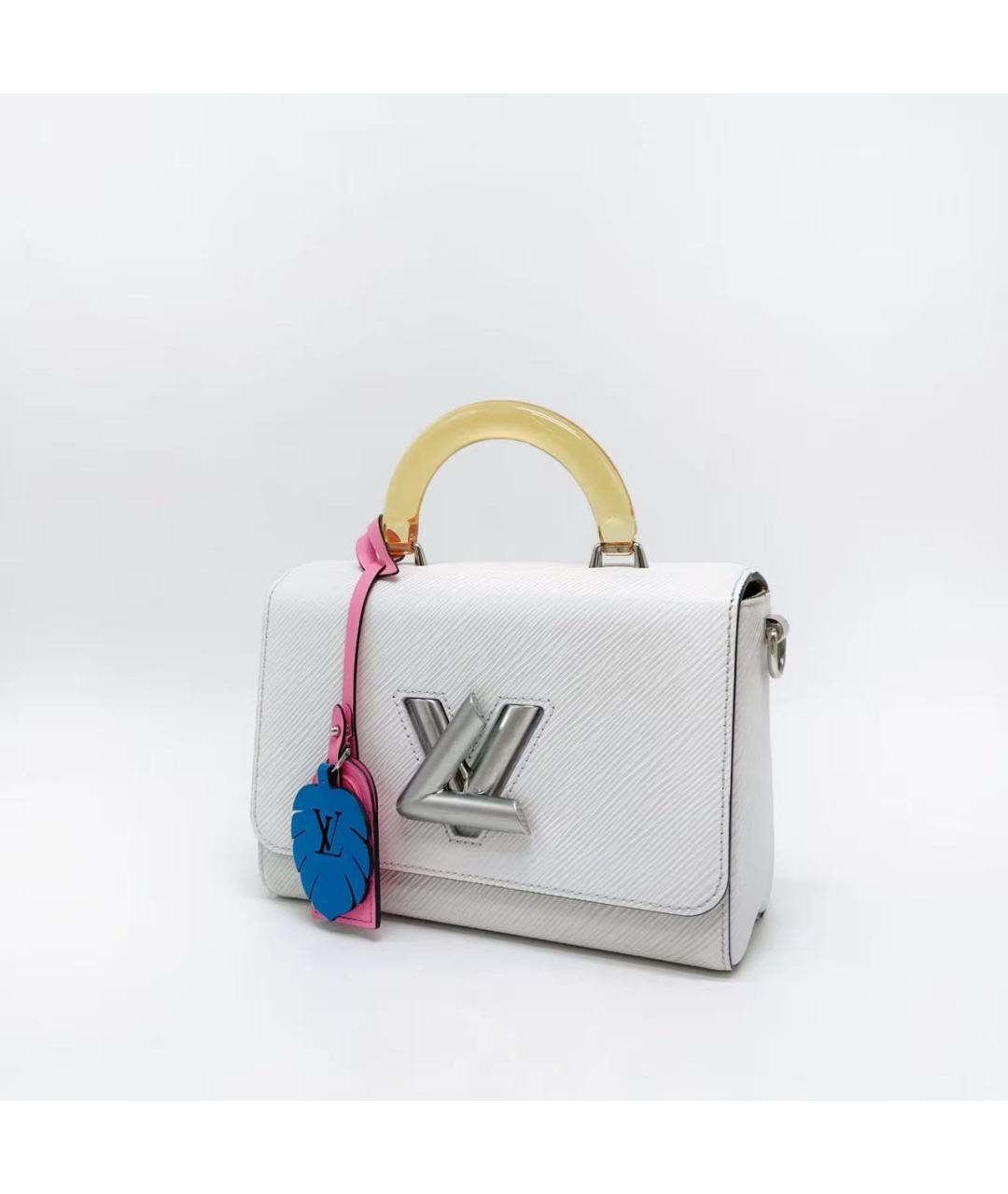 LOUIS VUITTON Белая сумка с короткими ручками, фото 4