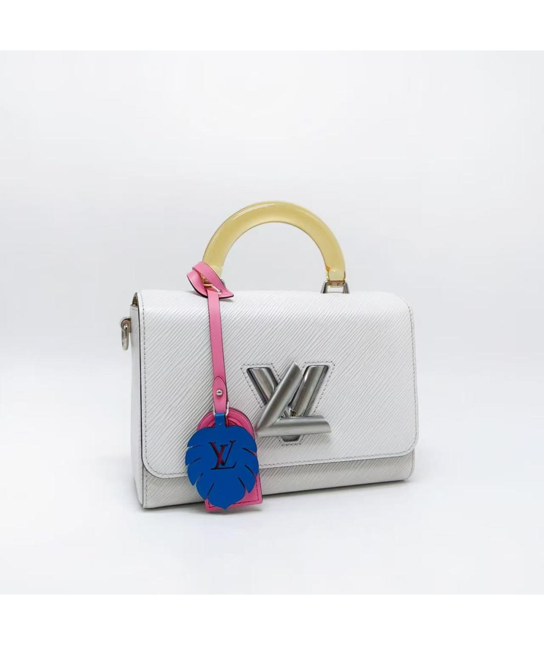 LOUIS VUITTON Белая сумка с короткими ручками, фото 5