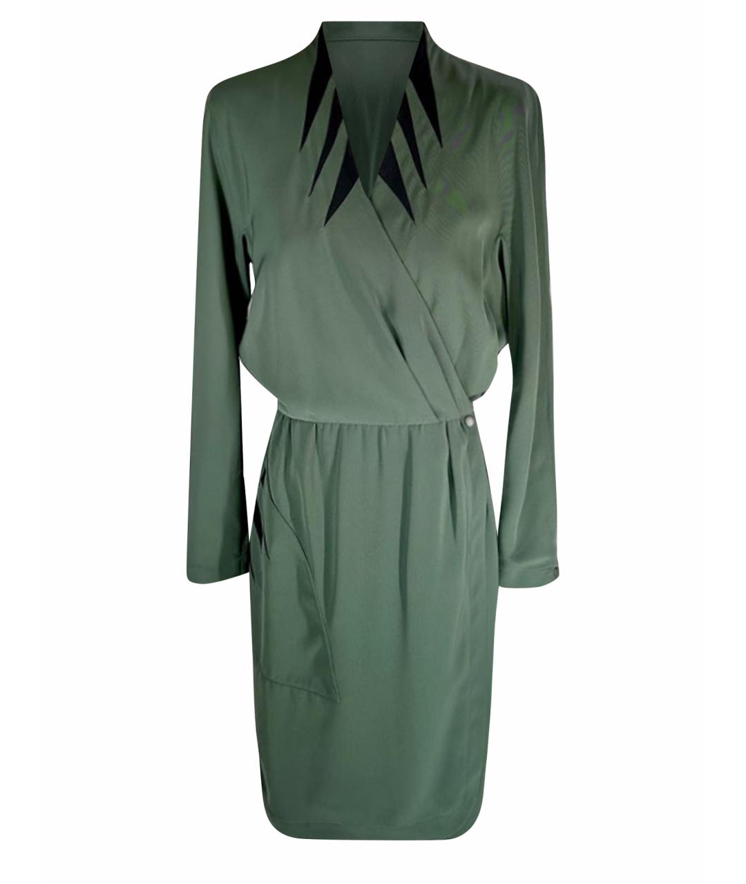 THIERRY MUGLER VINTAGE Зеленые полиэстеровое повседневное платье, фото 1
