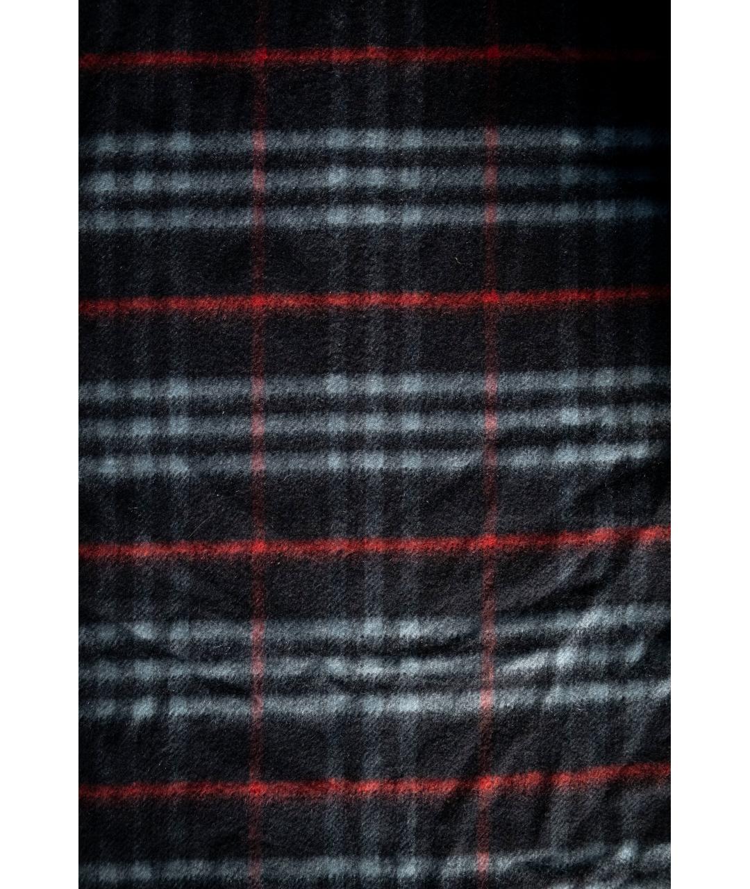 BURBERRY Темно-синий кашемировый шарф, фото 3
