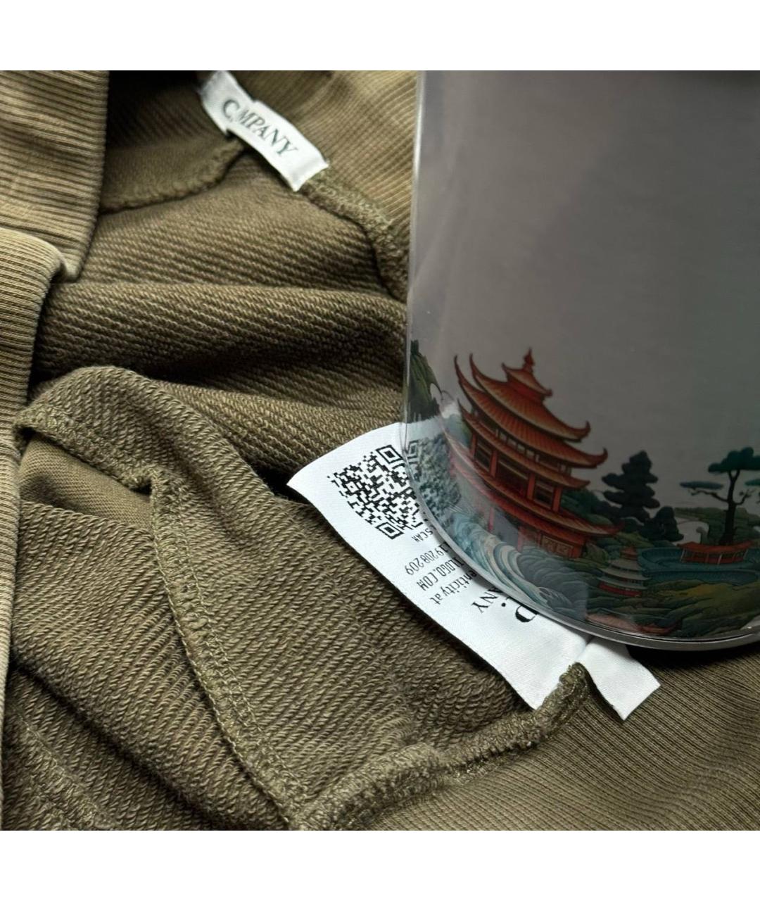 CP COMPANY Коричневые хлопковые повседневные брюки, фото 3