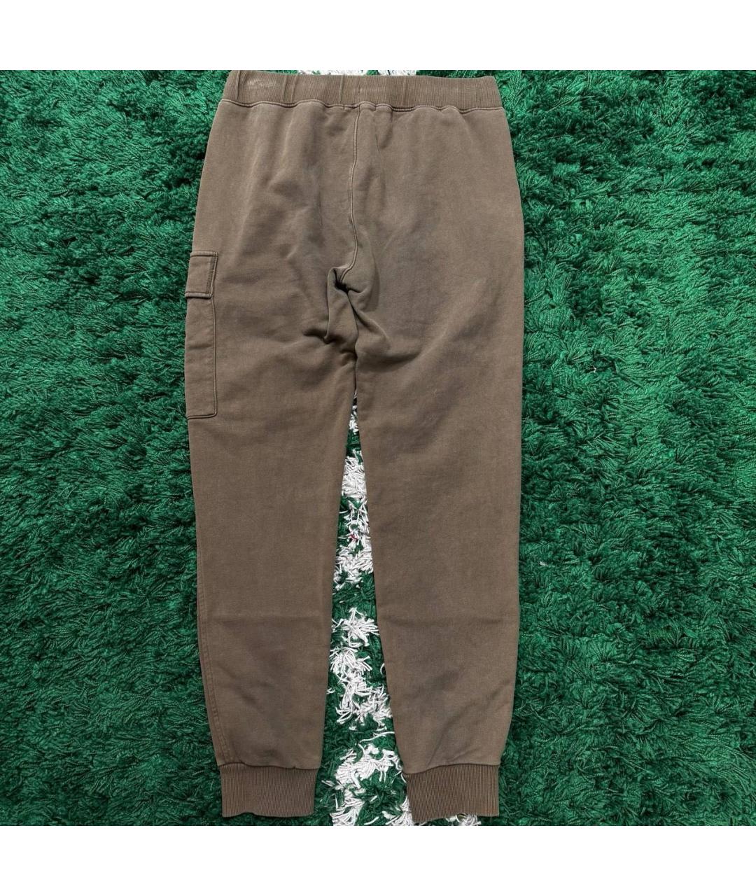 CP COMPANY Коричневые хлопковые повседневные брюки, фото 4