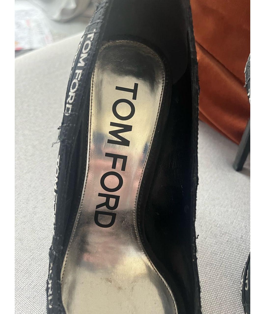 TOM FORD Черные туфли, фото 2