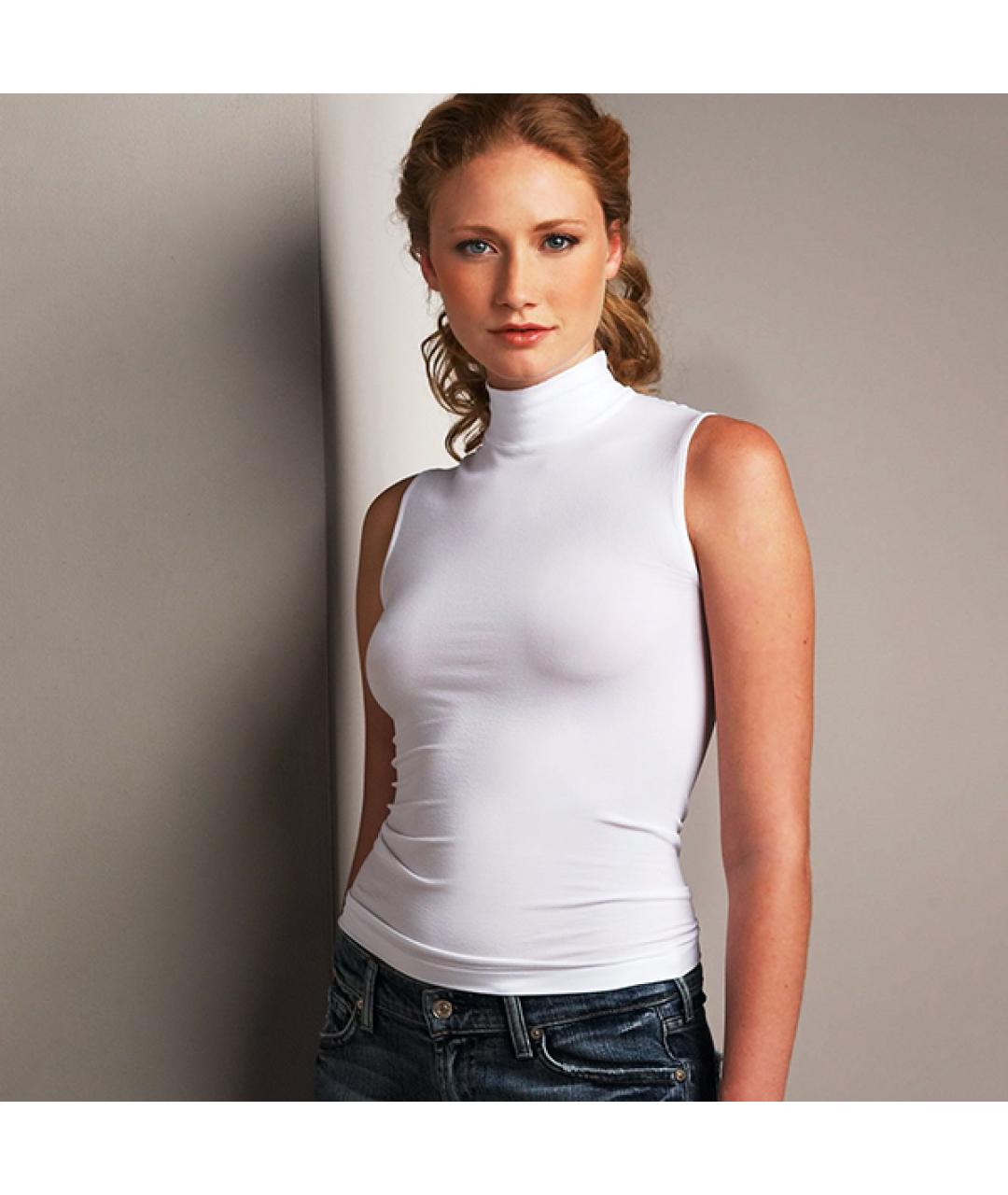 WOLFORD Бежевая синтетическая футболка, фото 5