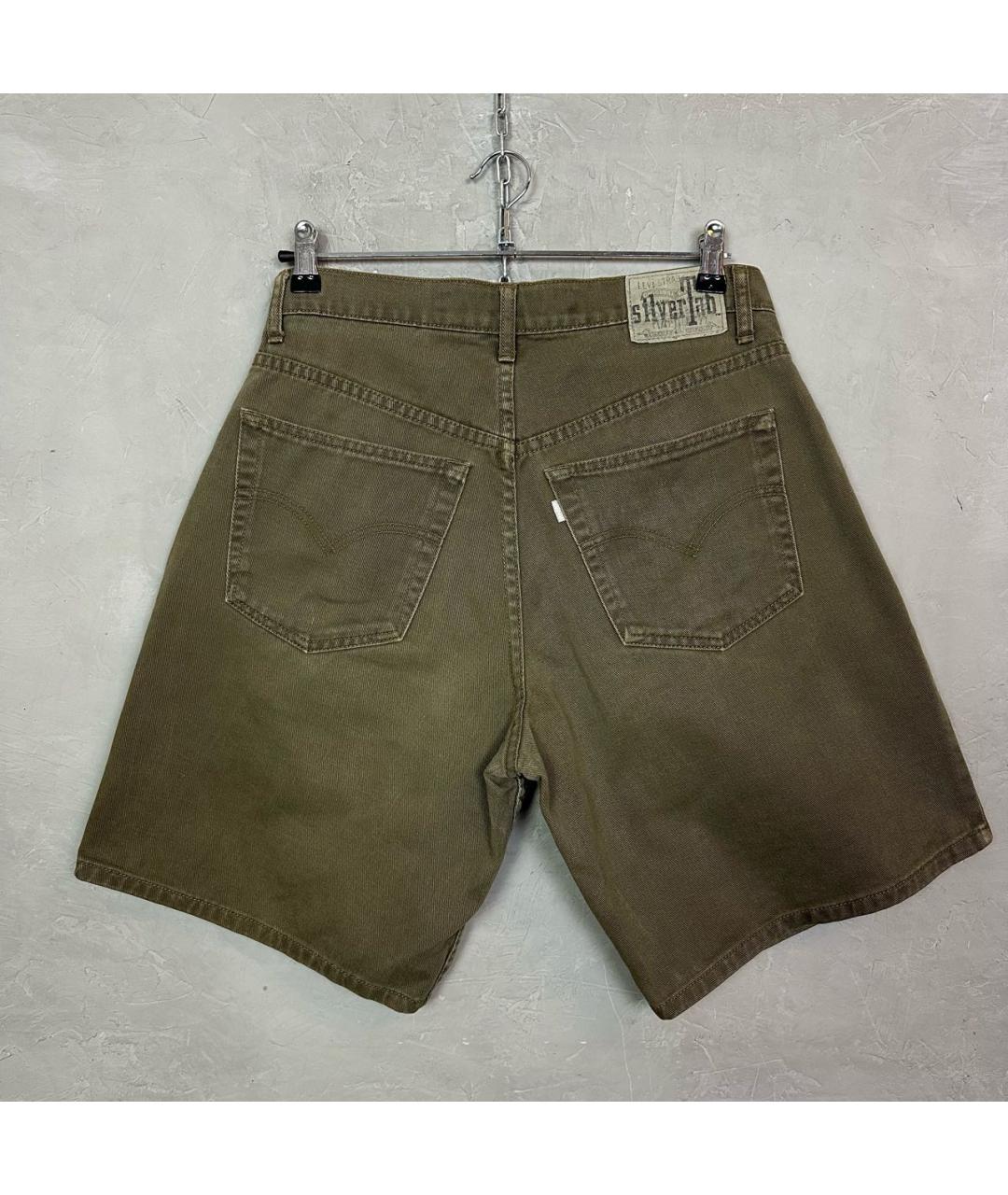 LEVI'S Коричневые хлопковые шорты, фото 2