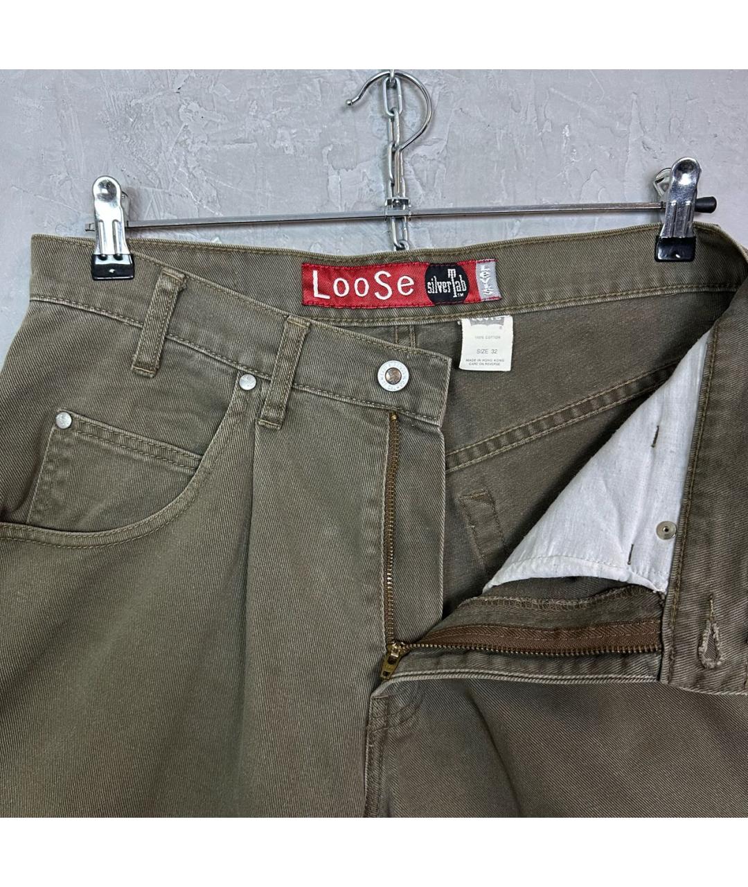 LEVI'S Коричневые хлопковые шорты, фото 6