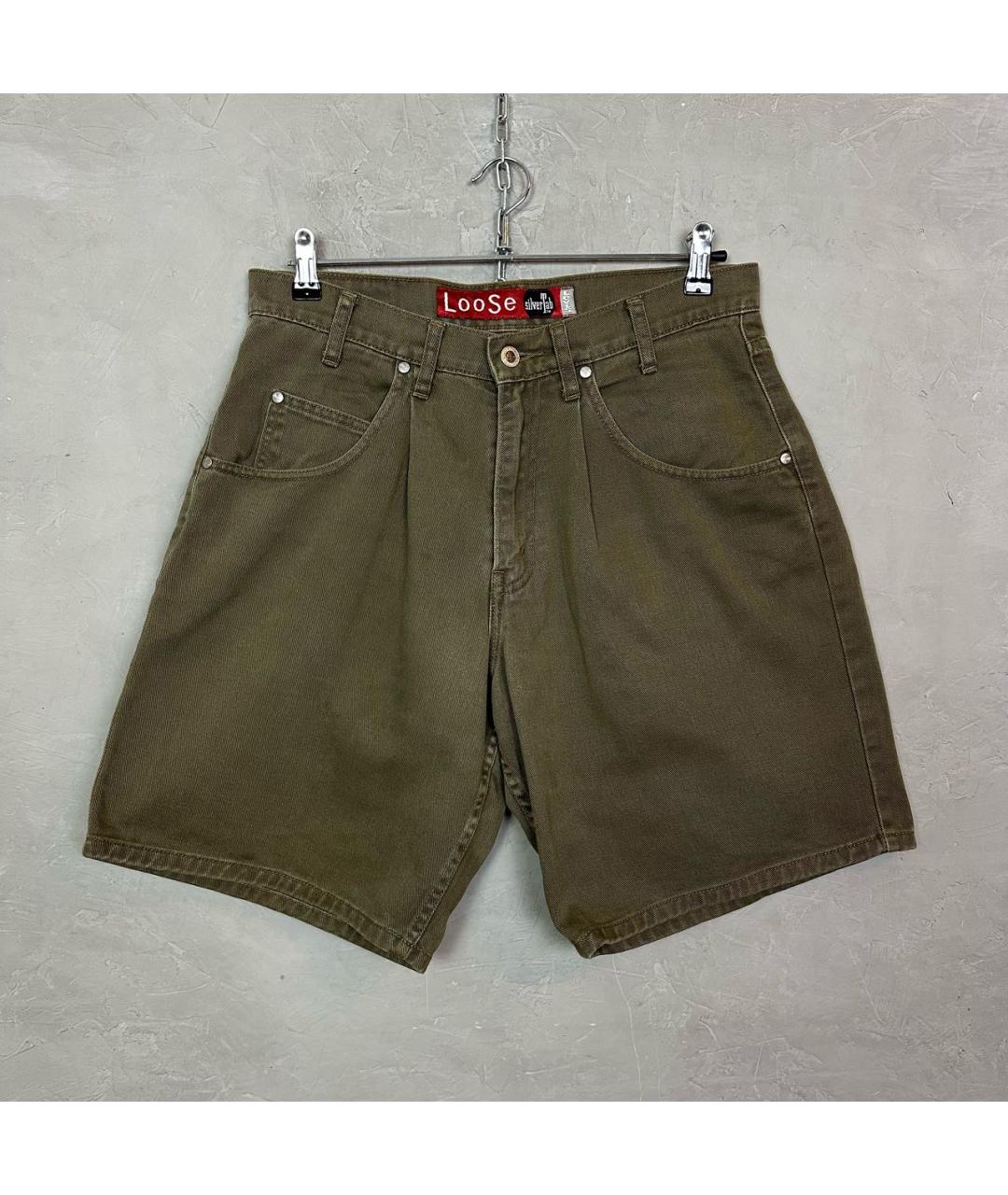 LEVI'S Коричневые хлопковые шорты, фото 8