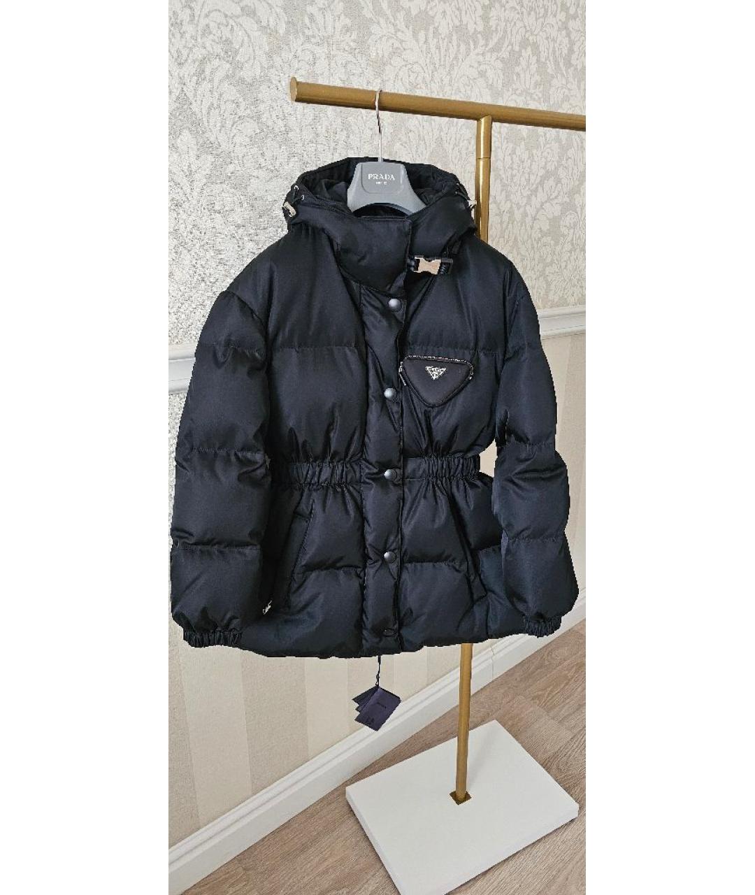 PRADA Черный пуховик, фото 10