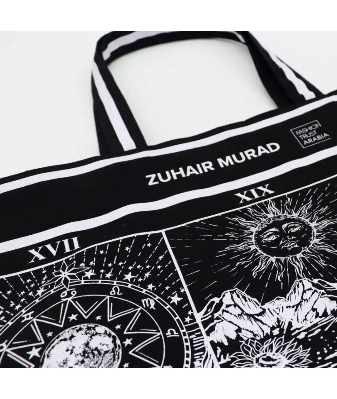 ZUHAIR MURAD Черная хлопковая пляжная сумка, фото 4