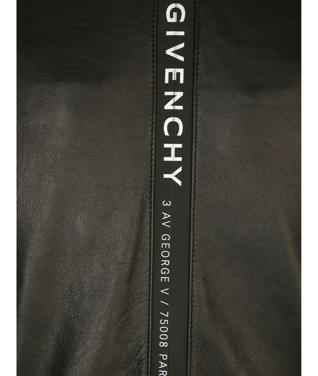 GIVENCHY Черная кожаная куртка, фото 3