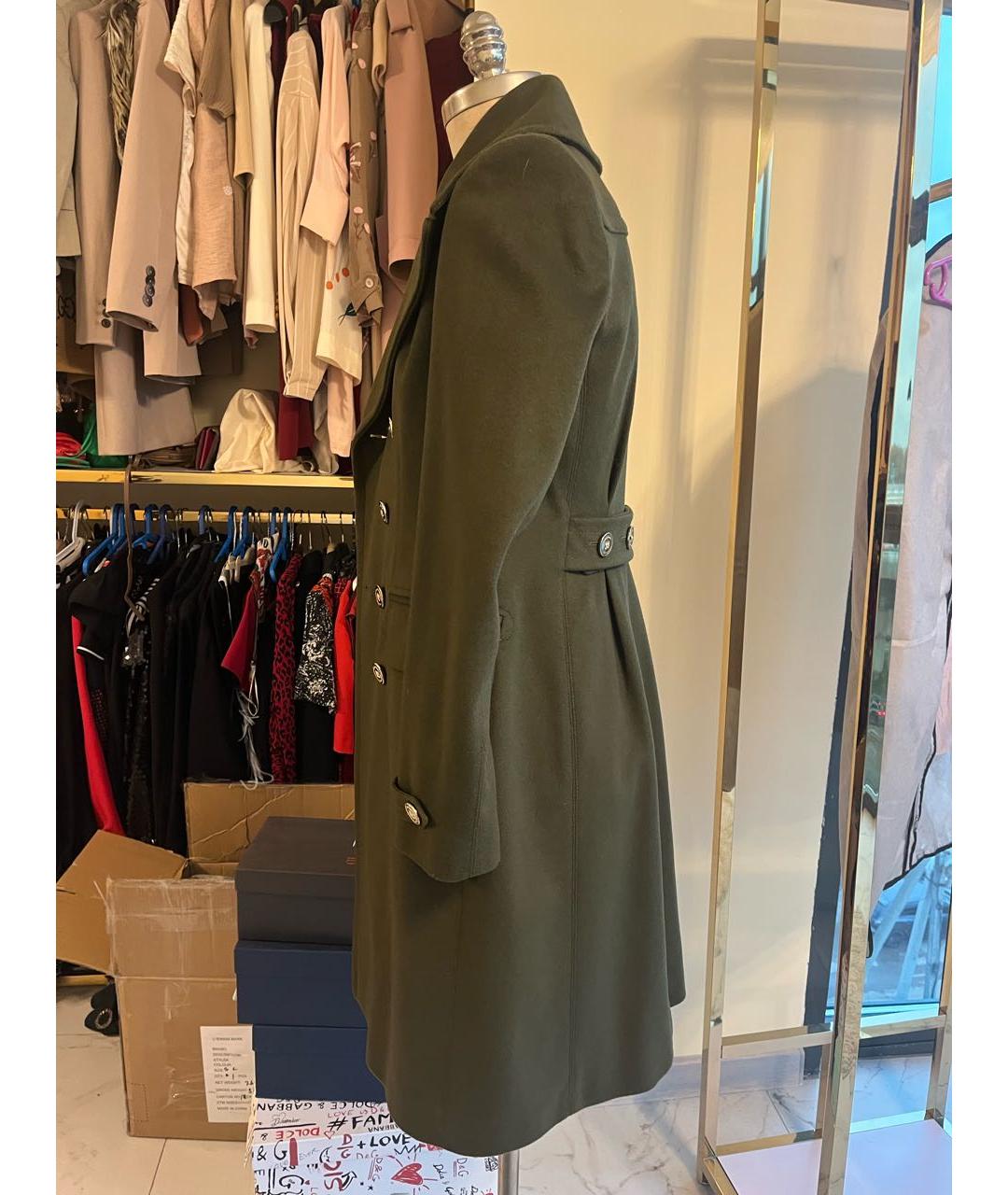 BURBERRY Хаки пальто, фото 2