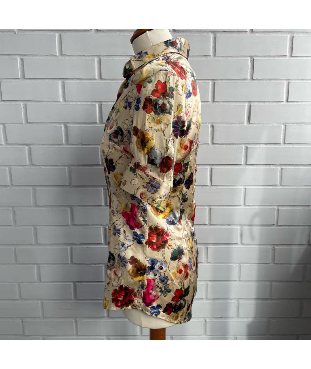DOLCE&GABBANA Мульти шелковая рубашка, фото 7