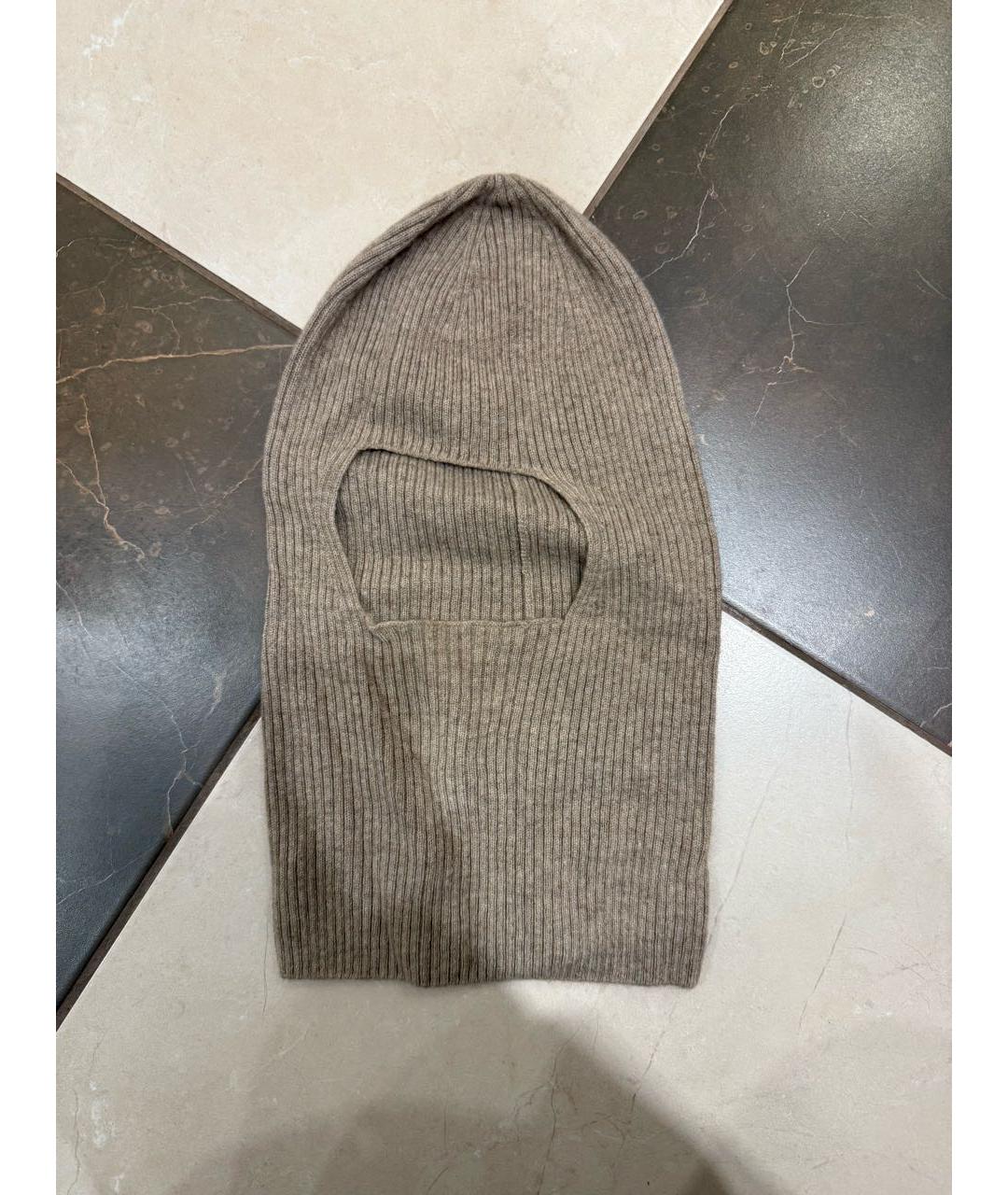 MAX MARA Бежевая кашемировая шапка, фото 5