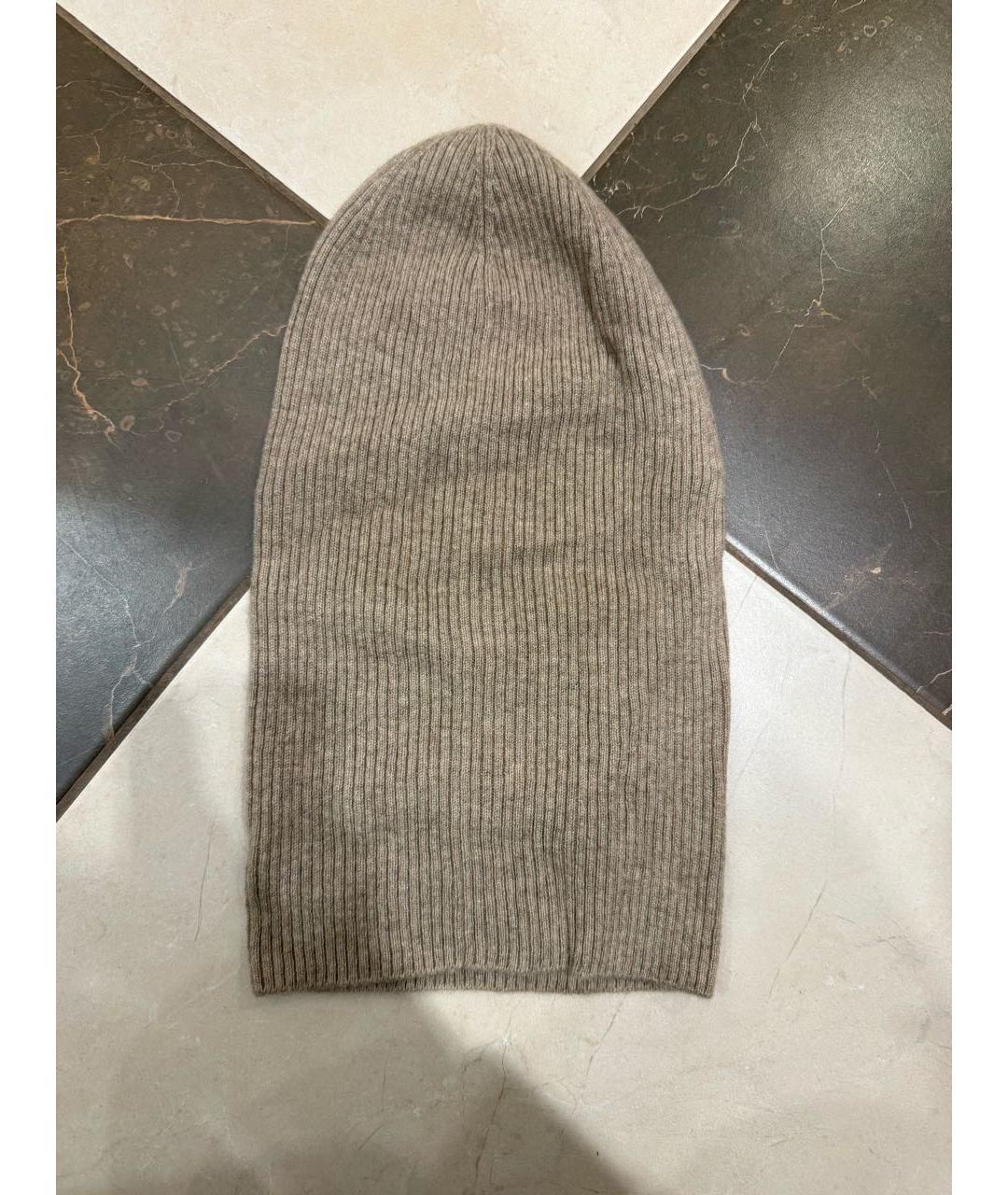 MAX MARA Бежевая кашемировая шапка, фото 2