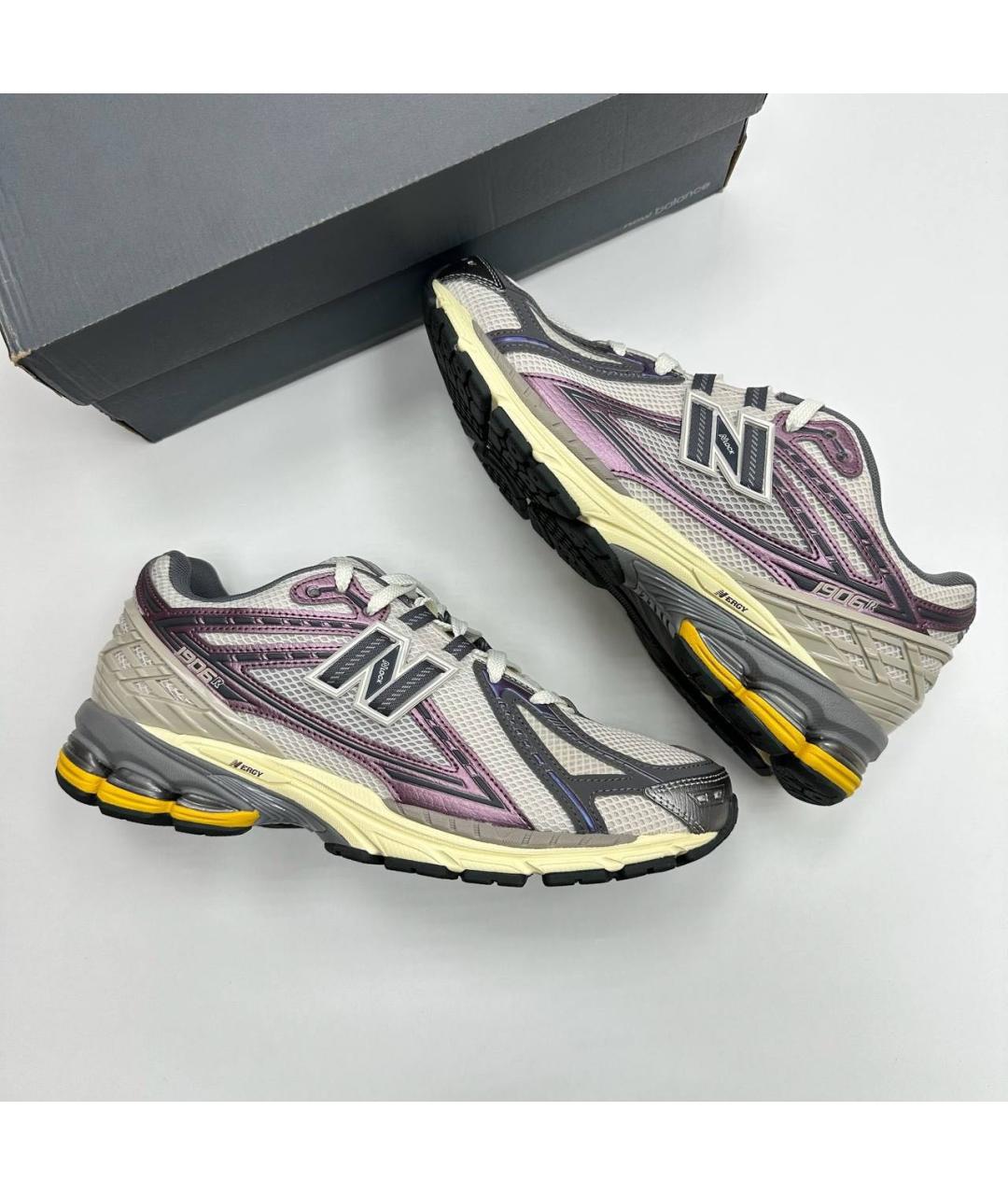 NEW BALANCE Серые низкие кроссовки / кеды, фото 3