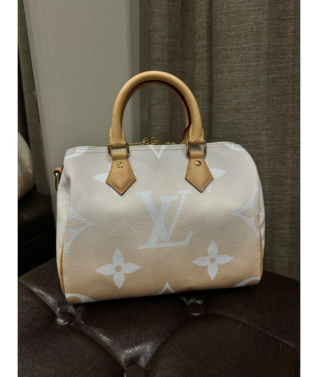 LOUIS VUITTON Бежевая сумка через плечо, фото 9