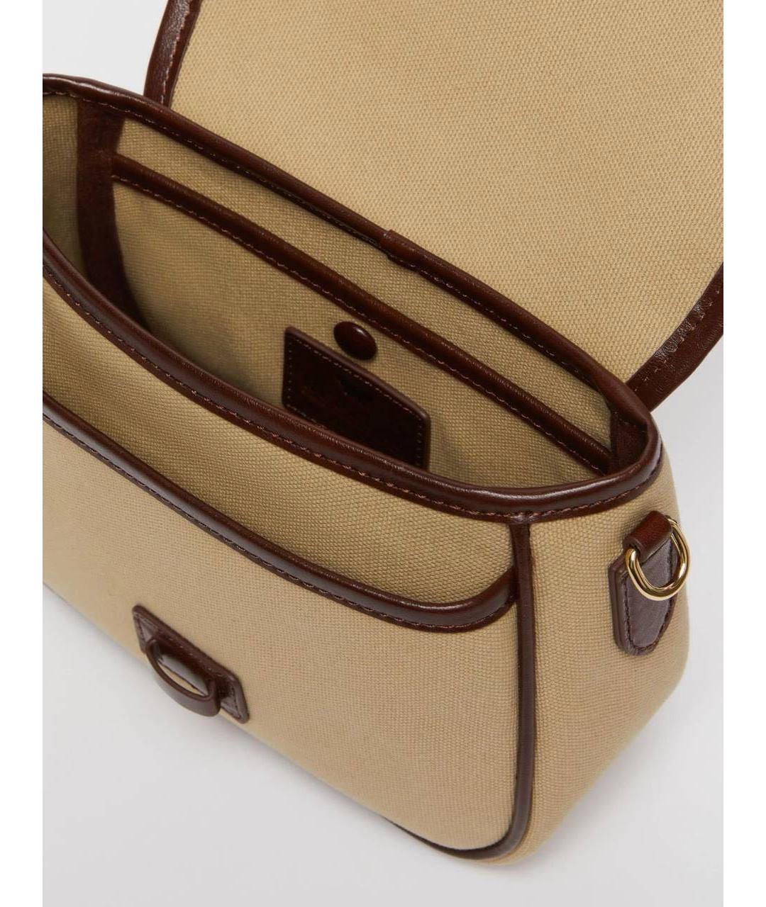 WEEKEND MAX MARA Бежевая сумка через плечо, фото 4