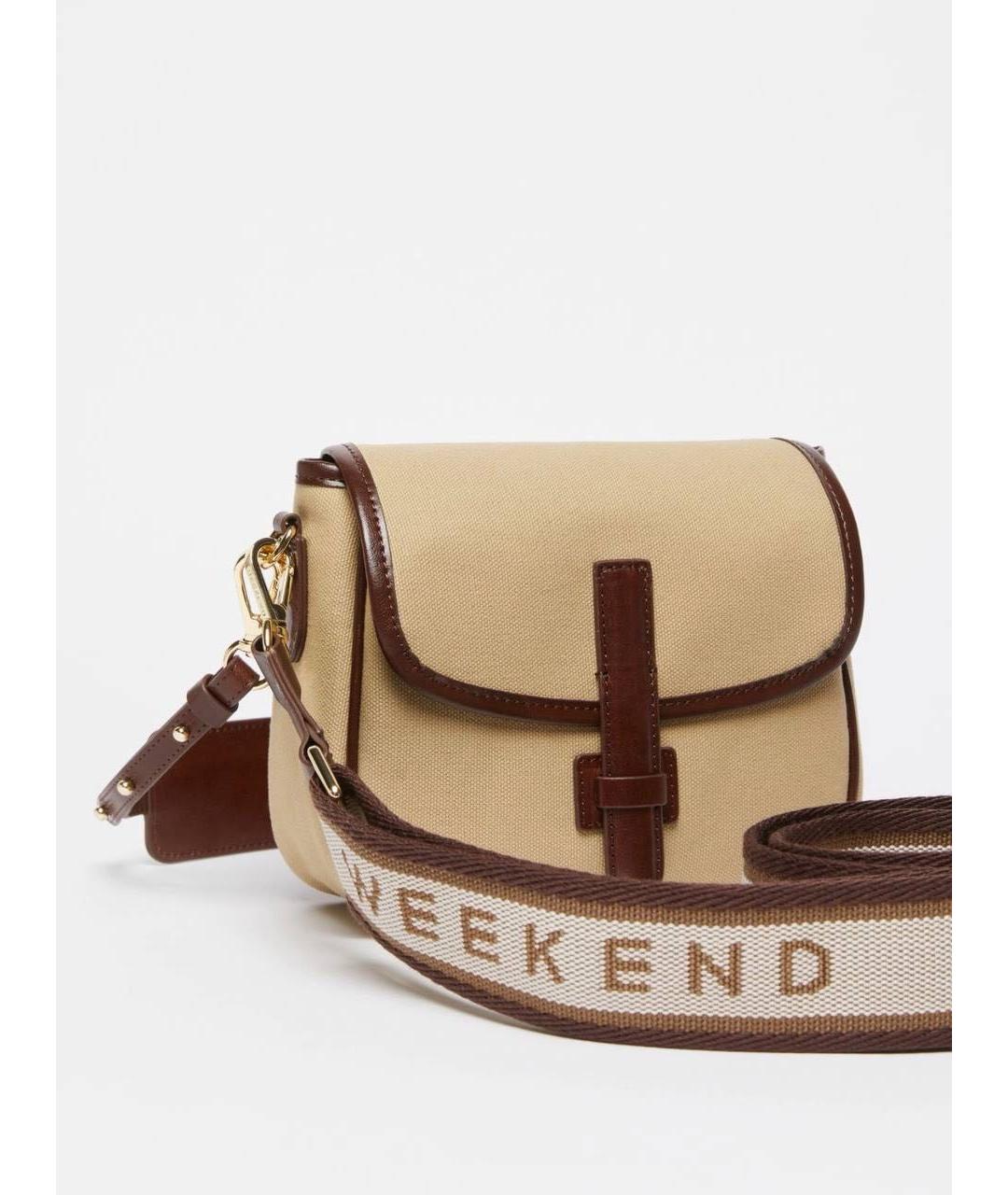 WEEKEND MAX MARA Бежевая сумка через плечо, фото 3