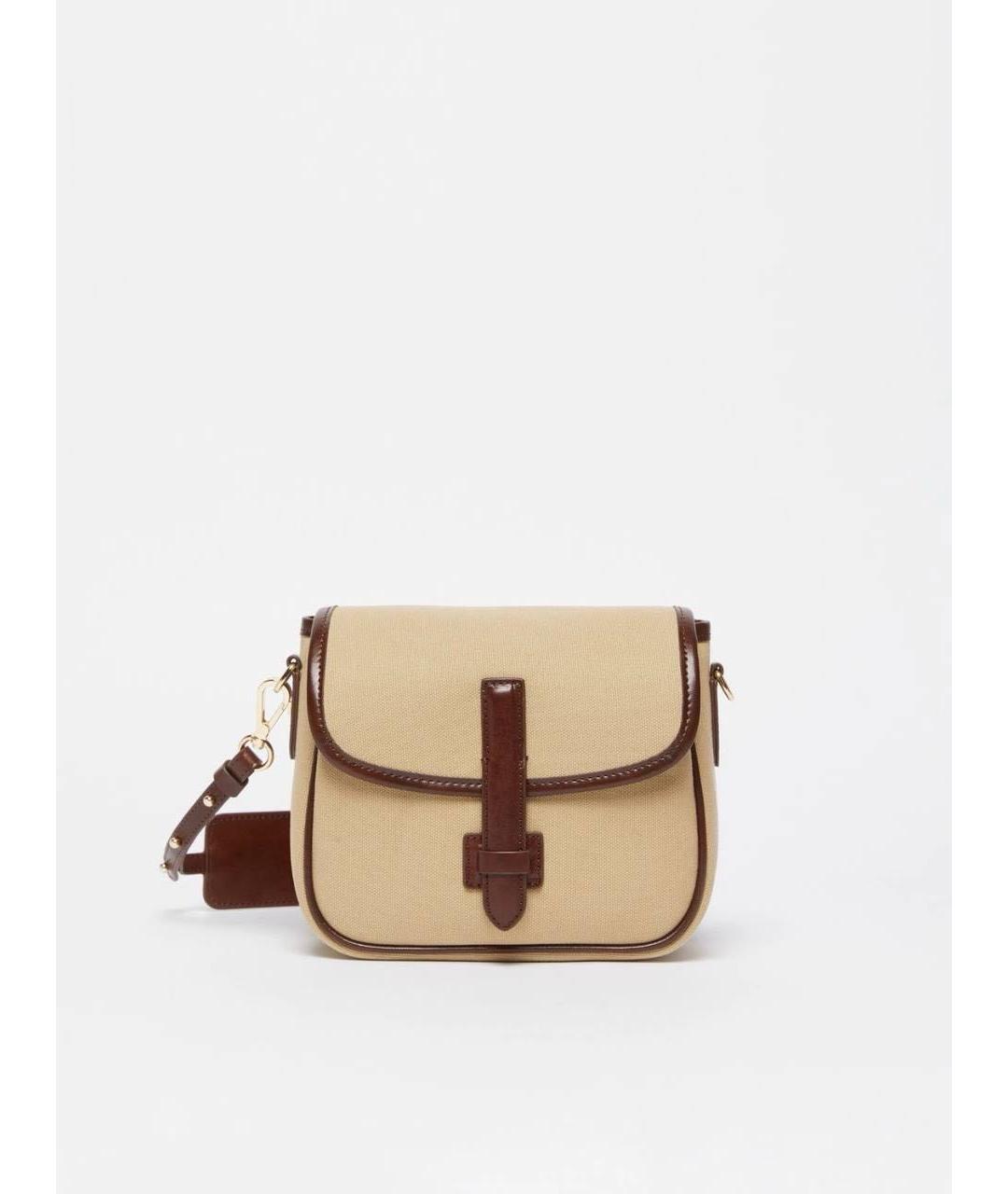 WEEKEND MAX MARA Бежевая сумка через плечо, фото 7