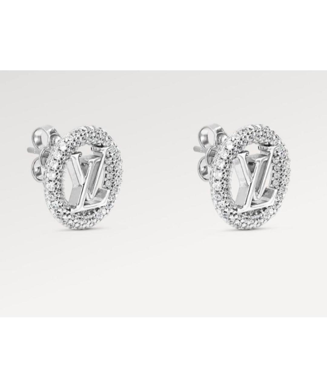LOUIS VUITTON Серебряные серьги, фото 6