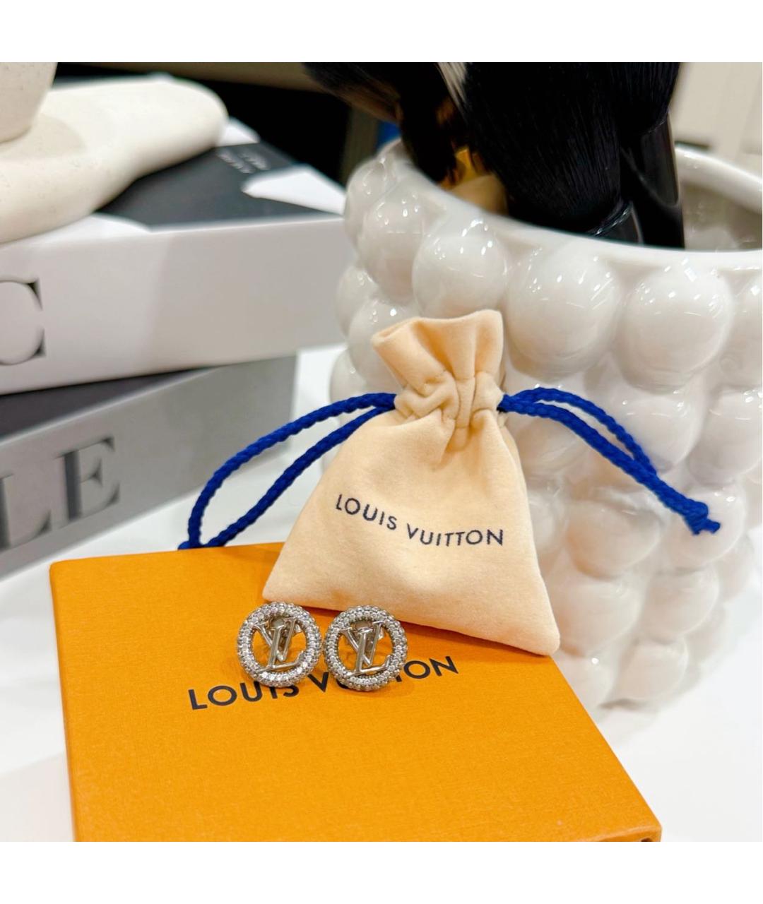 LOUIS VUITTON Серебряные серьги, фото 5