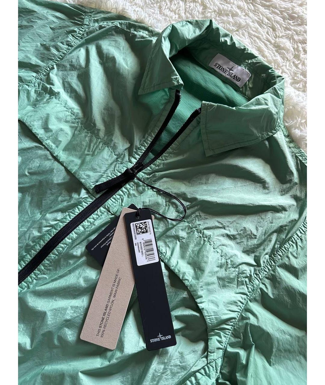 STONE ISLAND Салатовая куртка, фото 3