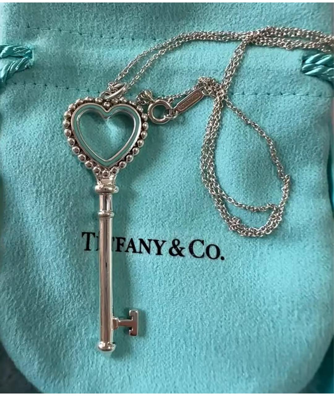 TIFFANY&CO Серебряная серебряная подвеска, фото 4