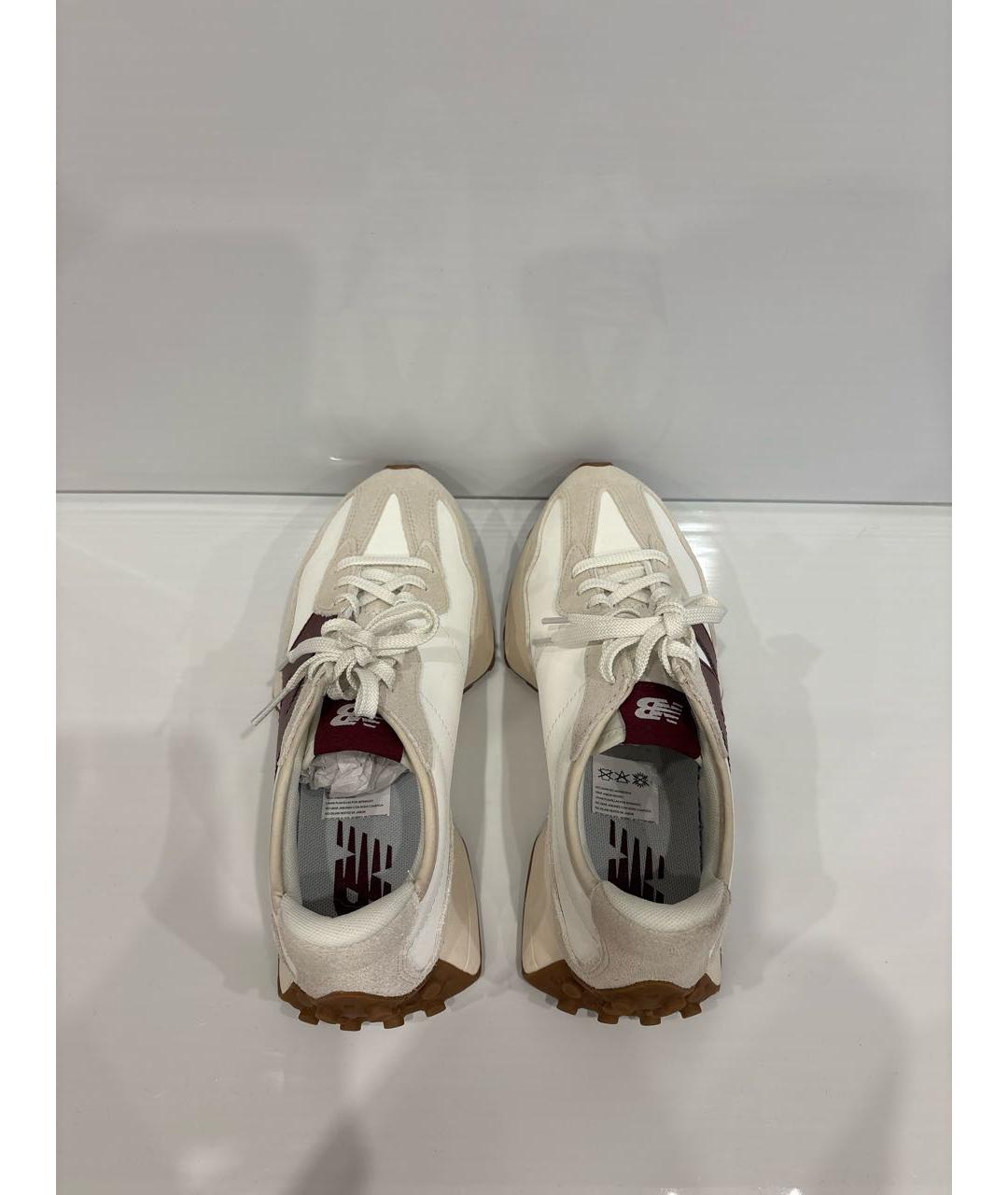 NEW BALANCE Бежевые кожаные кроссовки, фото 3