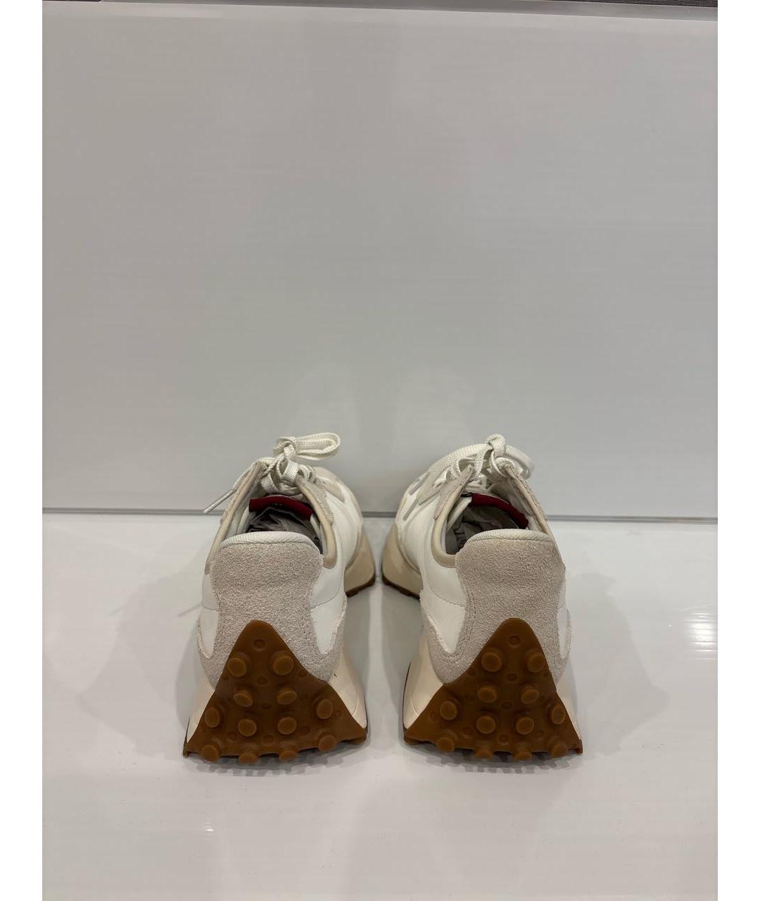 NEW BALANCE Бежевые кожаные кроссовки, фото 4