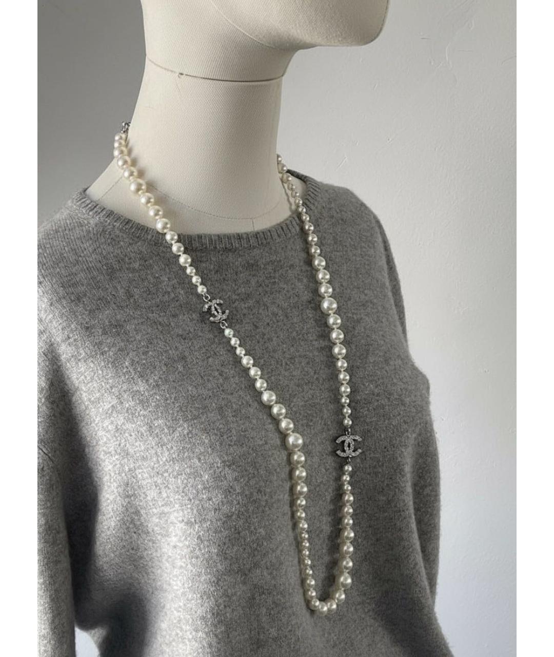 CHANEL Бежевое колье, фото 2