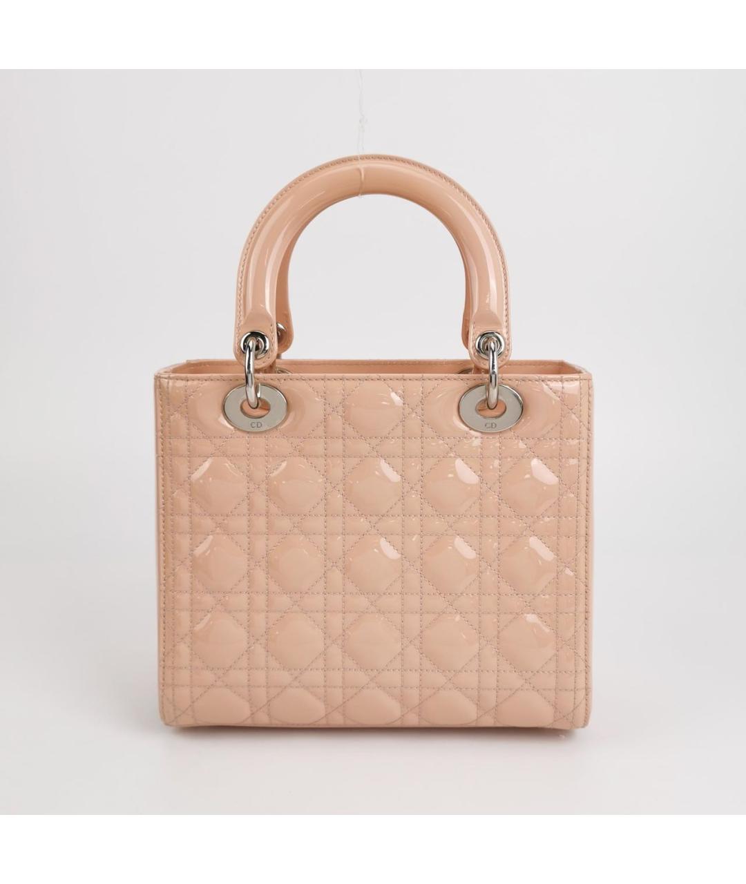 CHRISTIAN DIOR Кожаная сумка с короткими ручками, фото 3