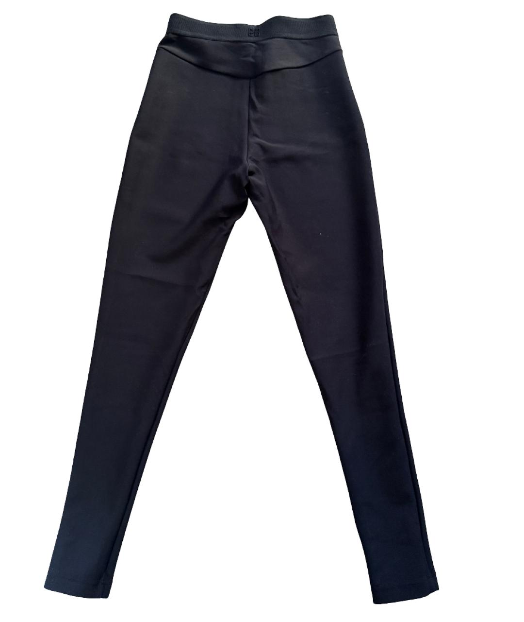 GIVENCHY Черные хлопко-эластановые спортивные брюки и шорты, фото 2