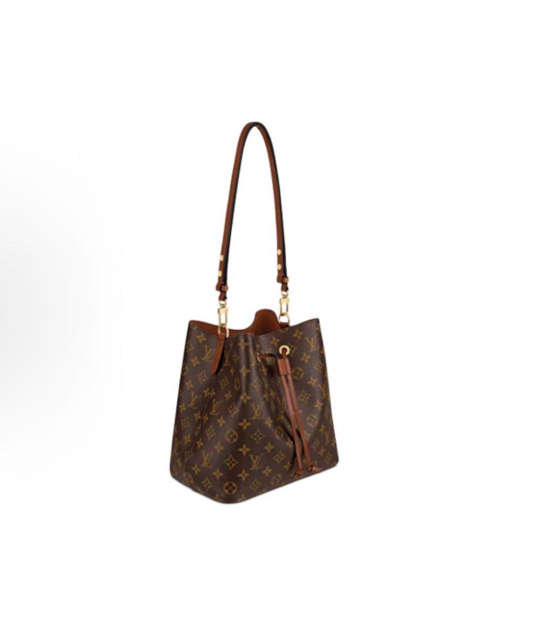 LOUIS VUITTON Коричневая сумка тоут, фото 3