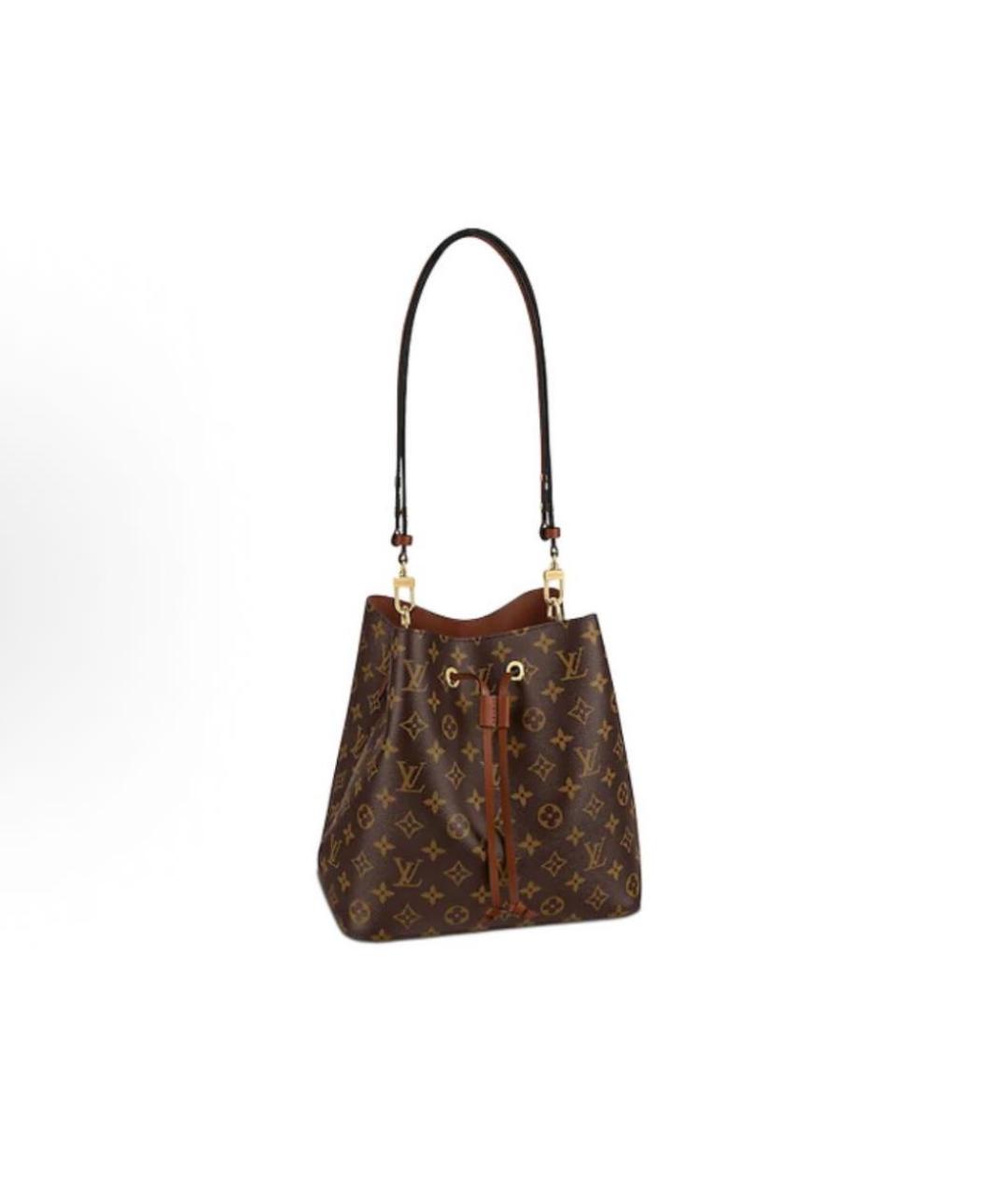 LOUIS VUITTON Коричневая сумка тоут, фото 5