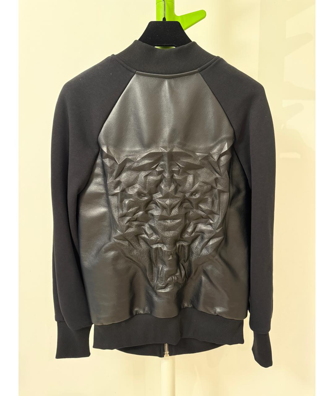 PHILIPP PLEIN Черная хлопковая куртка, фото 2
