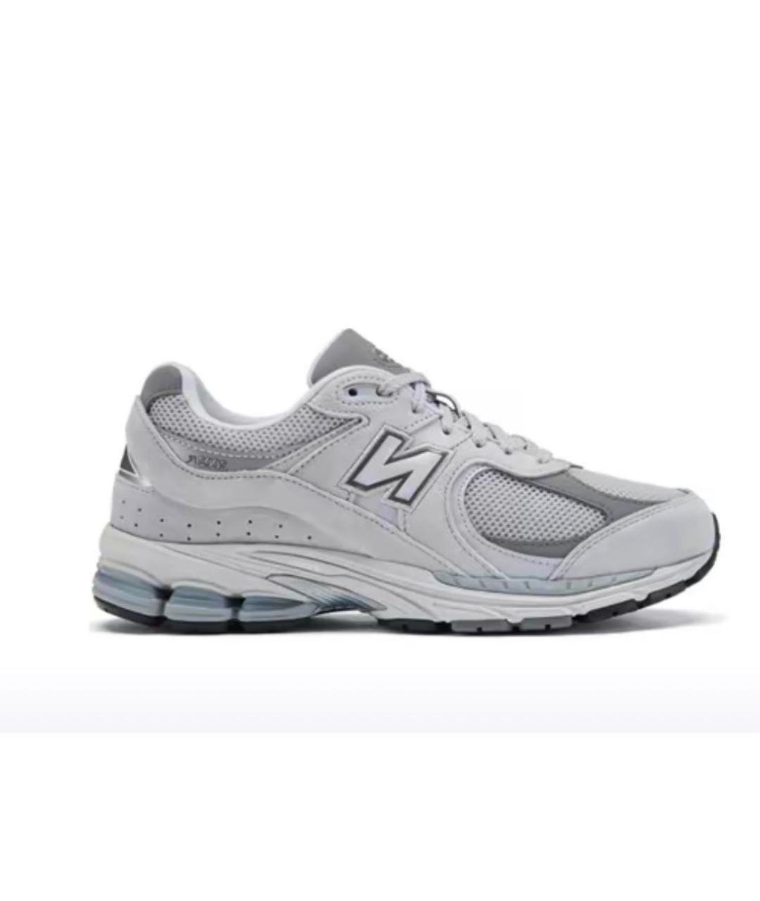 NEW BALANCE Серые замшевые низкие кроссовки / кеды, фото 3