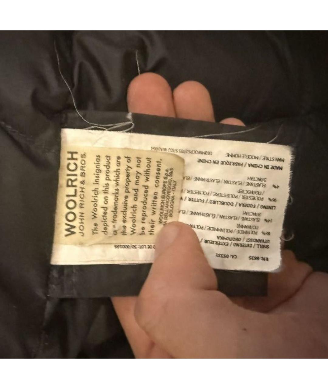 WOOLRICH Синяя полиамидовая парка, фото 4