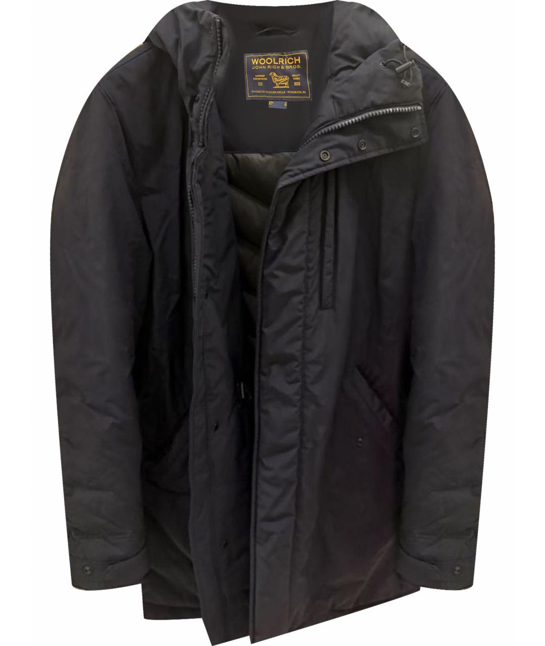 WOOLRICH Синяя полиамидовая парка, фото 1